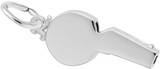 Image of Referees Whistle Charm (Choose Metal) by Rembrandt