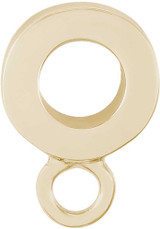 Image of Rembrandt Thin Hoop CharmDrop (Choose Metal)