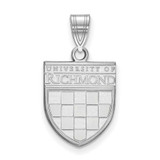 Image of Rhodium-plated Sterling Silver LogoArt LA University of Richmond Medium Pendant