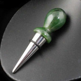 Image of Round-Top Genuine Natural Nephrite Jade Wine Stopper