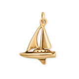 Image of Sailboat Charm 925 Sterling Silver