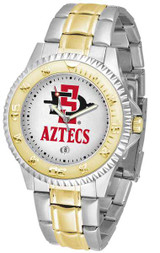 Image of San Diego State Aztecs Competitor Two Tone Mens Watch
