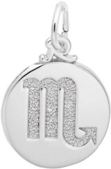Image of Scorpio Symbol Of The Sky Charm (Choose Metal) by Rembrandt