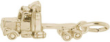 Image of Semi Truck Charm (Choose Metal) by Rembrandt
