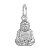 Image of Sitting Buddha Charm (Choose Metal) by Rembrandt