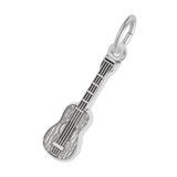 Image of Small Acoustic Guitar Charm (Choose Metal) by Rembrandt
