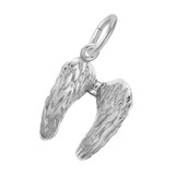 Image of Small Angel Wings Charm (Choose Metal) by Rembrandt