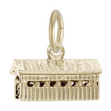 Image of Small Covered Bridge Charm (Choose Metal) by Rembrandt