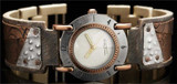 Image of Small Europa Copper and Sterling Silver - Wide WatchCraft Handmade Watch
