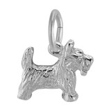 Image of Small Scottie Dog Charm (Choose Metal) by Rembrandt
