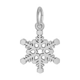 Image of Small Snowflake Charm (Choose Metal) by Rembrandt