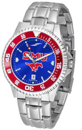 Image of Southern Methodist University Mustangs Competitor Steel AnoChrome Mens Watch