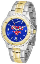 Image of Southern Methodist University Mustangs Competitor Two Tone AnoChrome Mens Watch