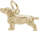 Image of Springer Spaniel Dog Charm (Choose Metal) by Rembrandt