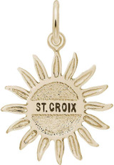 Image of St. Croix Sun Large Charm (Choose Metal) by Rembrandt