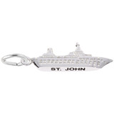 Image of St. John Cruise Ship Charm (Choose Metal) by Rembrandt
