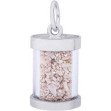 Image of St. Maarten Sand Capsule Charm (Choose Metal) by Rembrandt