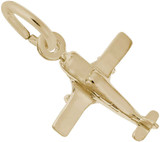 Image of Standard Airplane Charm (Choose Metal) by Rembrandt