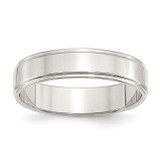 Image of Sterling Silver 5mm Flat w/ Step Edge Band Ring