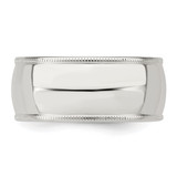 Image of Sterling Silver 9mm Comfort Fit Milgrain.5 Band Ring