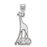Sterling Silver Alpha Epsilon Phi Medium Pendant by LogoArt (SS036AEP)
