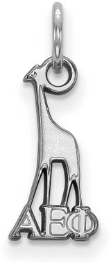 Image of Sterling Silver Alpha Epsilon Phi X-Small Pendant by LogoArt (SS034AEP)