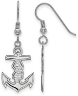 Image of Sterling Silver Alpha Sigma Tau Medium Dangle Earrings by LogoArt