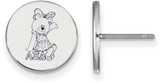 Image of Sterling Silver Alpha Xi Delta Enamel Post Earrings by LogoArt (SS047AXD)