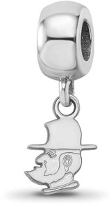 Image of Sterling Silver Appalachian State University XS Dangle Bead LogoArt Charm SS018