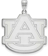 Image of Sterling Silver Auburn University XL Pendant by LogoArt