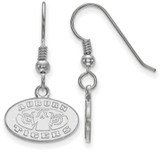 Image of Sterling Silver Auburn University X-Small Dangle Earrings by LogoArt (SS047AU)