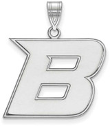 Image of Sterling Silver Boise State University Large Pendant by LogoArt (SS006BOS)