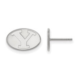 Sterling Silver Brigham Young University X-Small Post Earrings by LogoArt