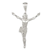 Image of Sterling Silver Corpus (Crucified Christ) Pendant QC3432
