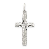 Image of Sterling Silver Cross Pendant QC7270