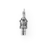 Image of Sterling Silver Cute Nutcracker Charm