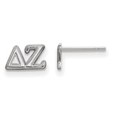 Sterling Silver Delta Zeta X-Small Post Earrings by LogoArt (SS005DZ)