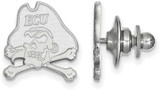 Image of Sterling Silver East Carolina University Lapel Pin by LogoArt
