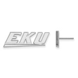 Image of Sterling Silver Eastern Kentucky University Small Post Earrings by LogoArt