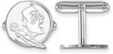 Image of Sterling Silver Florida State University Cuff Links by LogoArt (SS052FSU)