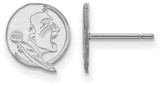 Image of Sterling Silver Florida State University X-Small Post Earrings LogoArt SS049FSU