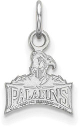 Image of Sterling Silver Furman University X-Small Pendant by LogoArt (SS015FUU)