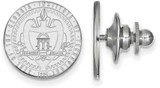 Image of Sterling Silver Georgia Institute of Technology Crest Lapel Pin by LogoArt