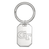 Sterling Silver Georgia Institute of Technology Key Chain by LogoArt