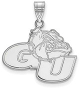 Image of Sterling Silver Gonzaga University Large Pendant by LogoArt