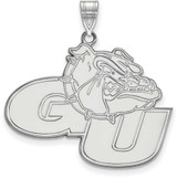 Image of Sterling Silver Gonzaga University XL Pendant by LogoArt