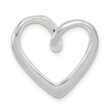 Image of Sterling Silver Heart Pendant QP2786