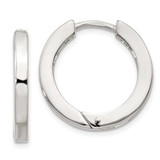 Image of 22mm Sterling Silver Hinged Hoop Earrings QE11544