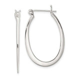 Image of 32mm Sterling Silver Hoop Earrings QE3773