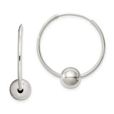 Image of 28mm Sterling Silver Hoop Earrings QE4665
